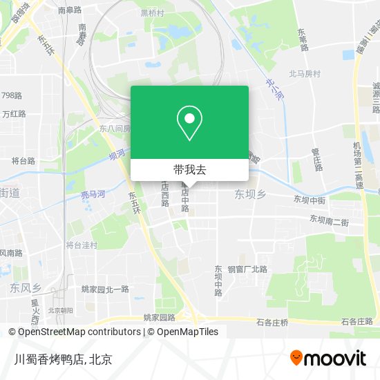 川蜀香烤鸭店地图