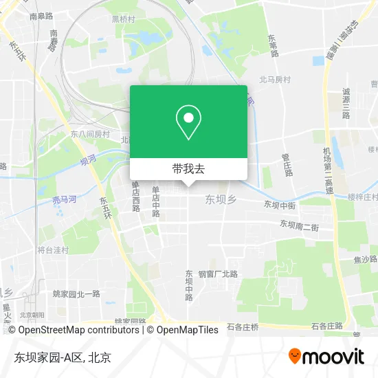 东坝家园-A区地图