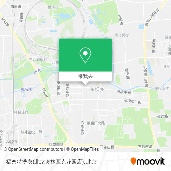 福奈特洗衣(北京奥林匹克花园店)地图