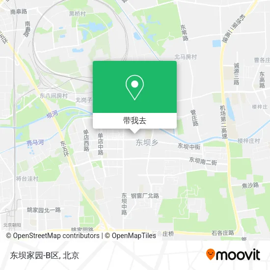 东坝家园-B区地图