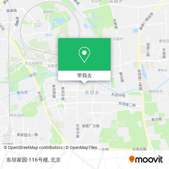 东坝家园-116号楼地图