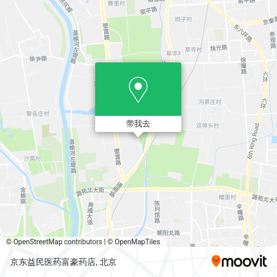 京东益民医药富豪药店地图