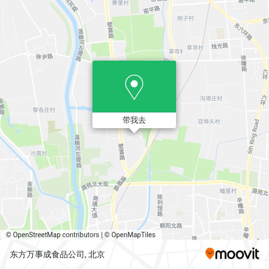 东方万事成食品公司地图