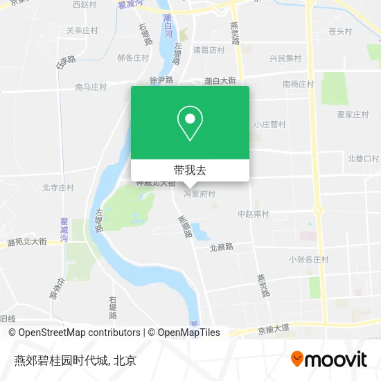燕郊碧桂园时代城地图
