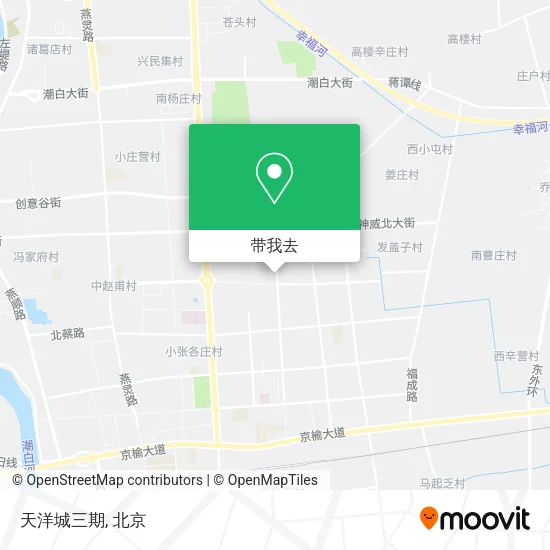 天洋城三期地图