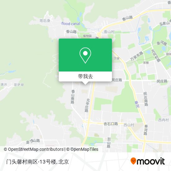 门头馨村南区-13号楼地图