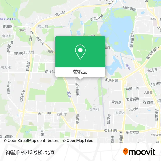 御墅临枫-13号楼地图