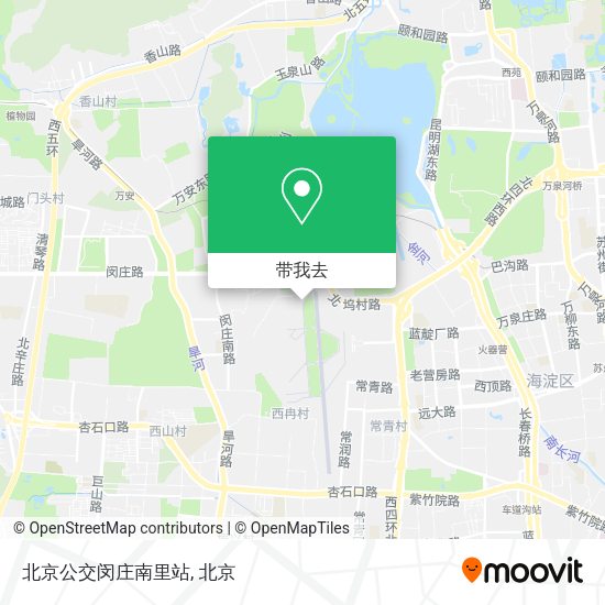 北京公交闵庄南里站地图