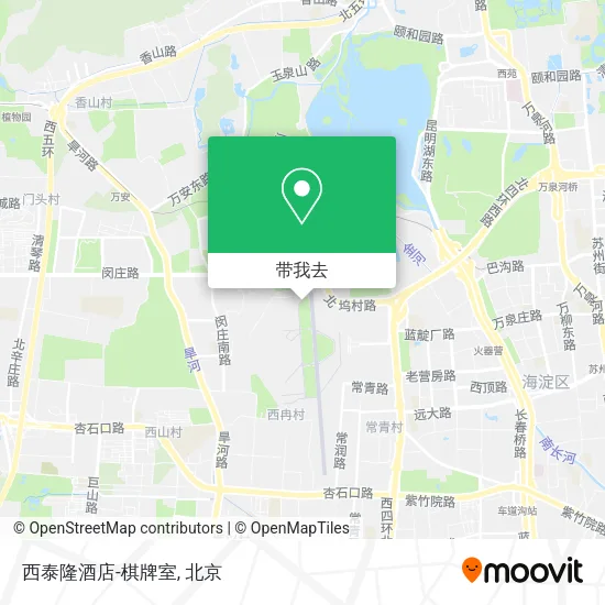 西泰隆酒店-棋牌室地图