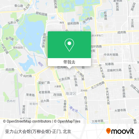 亚力山大会馆(万柳会馆)-正门地图