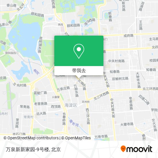万泉新新家园-9号楼地图