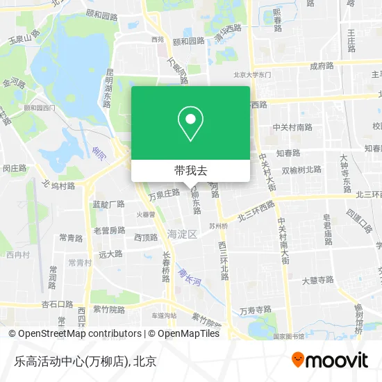 乐高活动中心(万柳店)地图