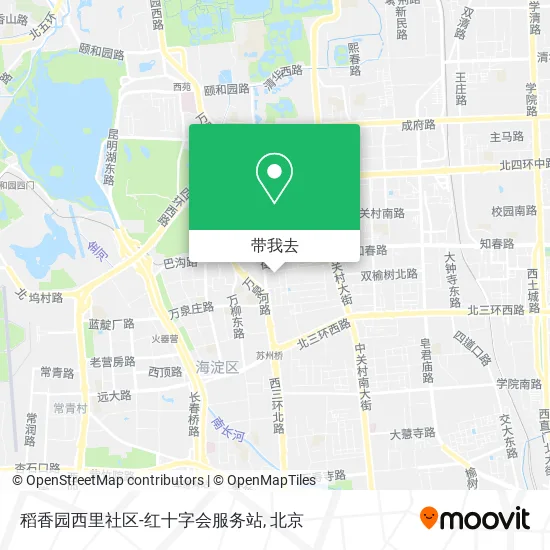 稻香园西里社区-红十字会服务站地图