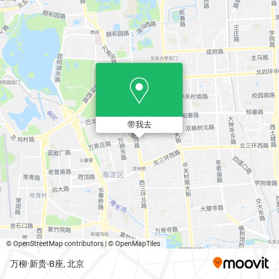 万柳·新贵-B座地图