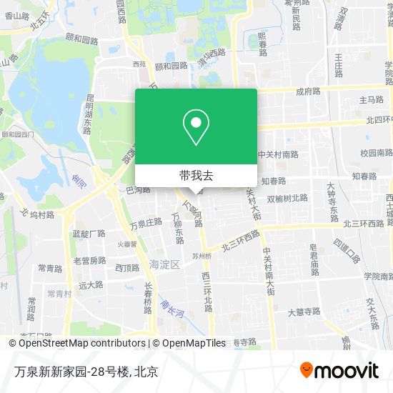 万泉新新家园-28号楼地图