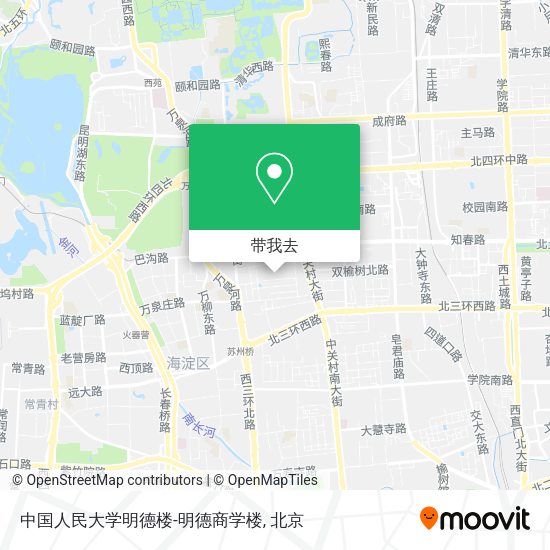 中国人民大学明德楼-明德商学楼地图