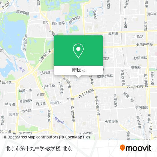 北京市第十九中学-教学楼地图