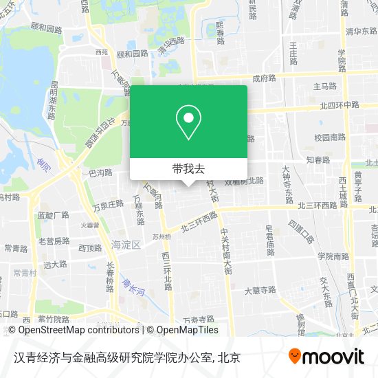 汉青经济与金融高级研究院学院办公室地图