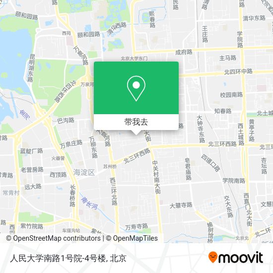 人民大学南路1号院-4号楼地图