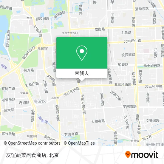 友谊蔬菜副食商店地图