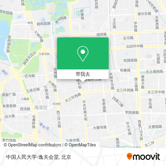 中国人民大学-逸夫会堂地图