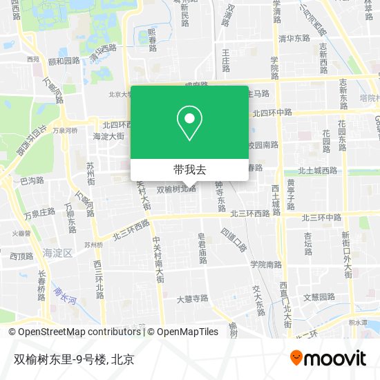 双榆树东里-9号楼地图
