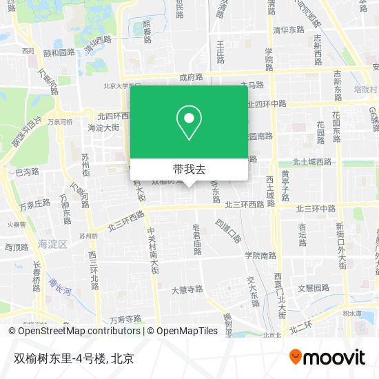 双榆树东里-4号楼地图