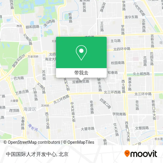 中国国际人才开发中心地图