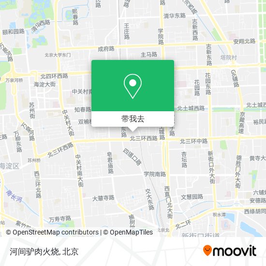 河间驴肉火烧地图