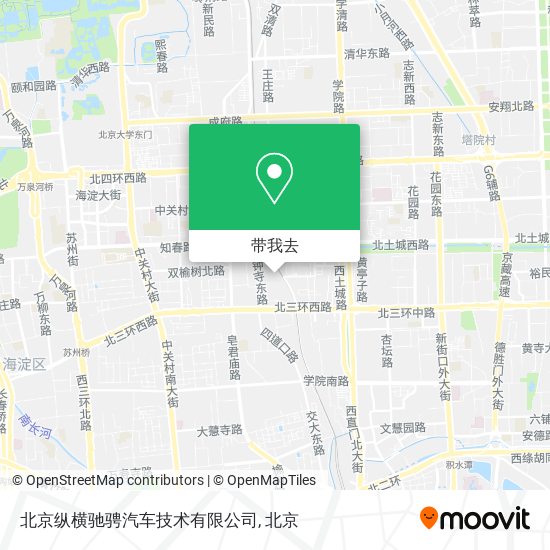 北京纵横驰骋汽车技术有限公司地图