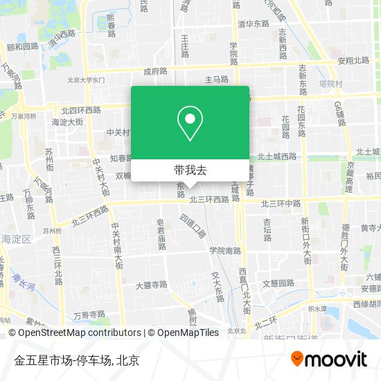 金五星市场-停车场地图