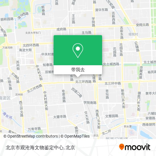 北京市观沧海文物鉴定中心地图