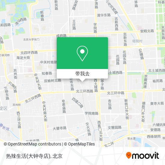 热辣生活(大钟寺店)地图