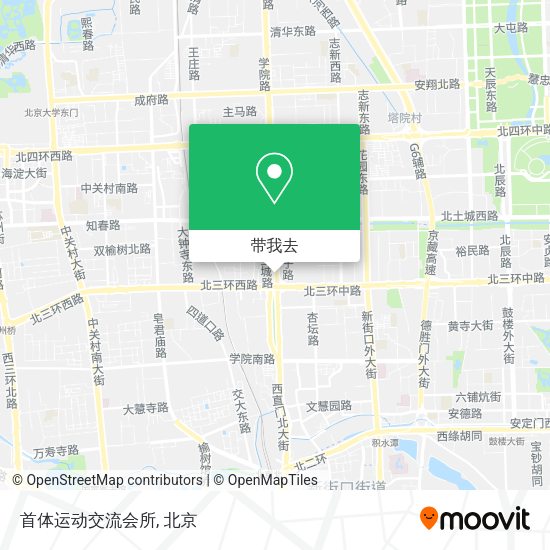 首体运动交流会所地图