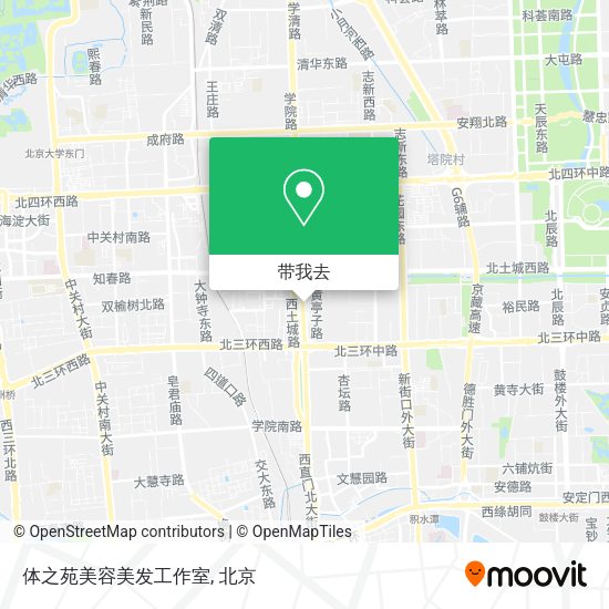 体之苑美容美发工作室地图