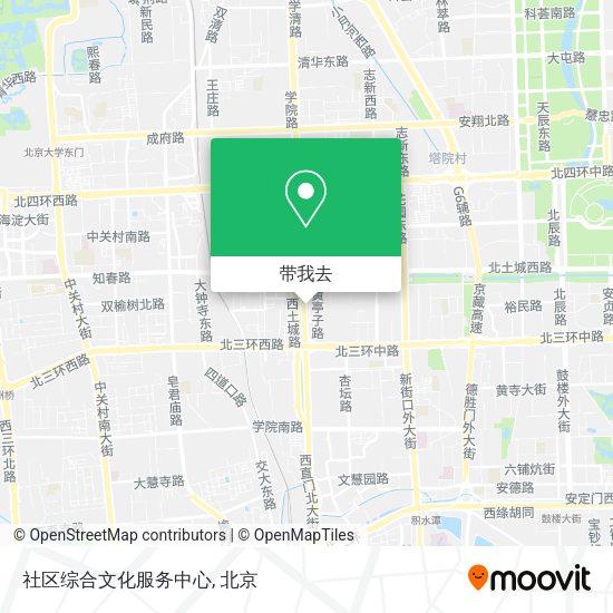 社区综合文化服务中心地图
