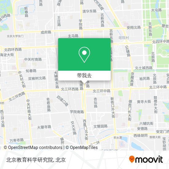 北京教育科学研究院地图