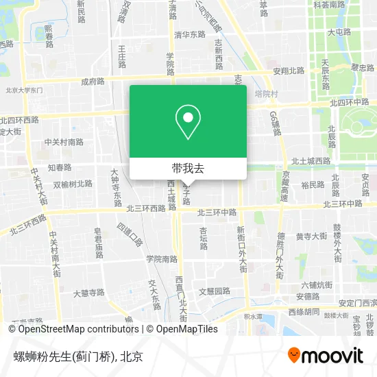 螺蛳粉先生(蓟门桥)地图