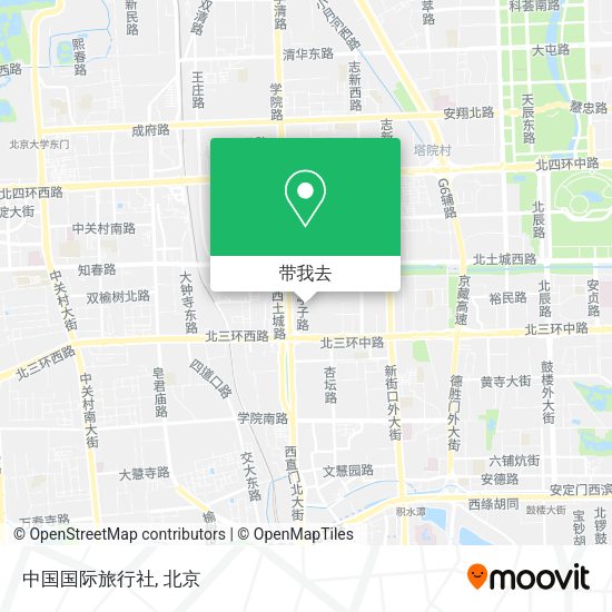 中国国际旅行社地图