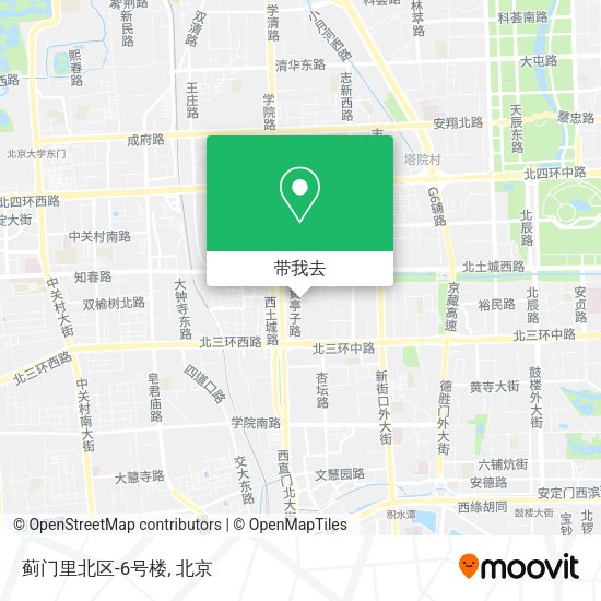 蓟门里北区-6号楼地图