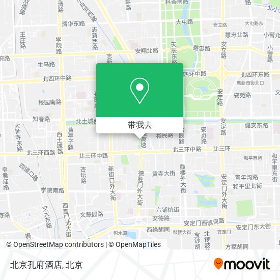 北京孔府酒店地图