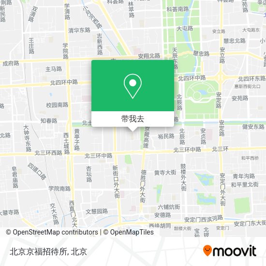 北京京福招待所地图