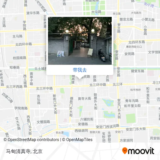马甸清真寺地图