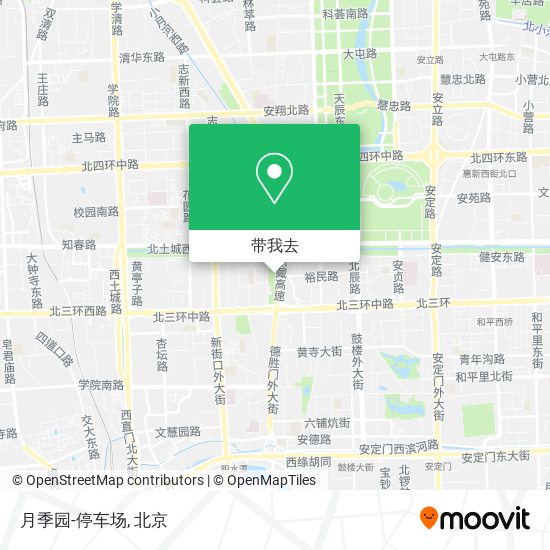 月季园-停车场地图