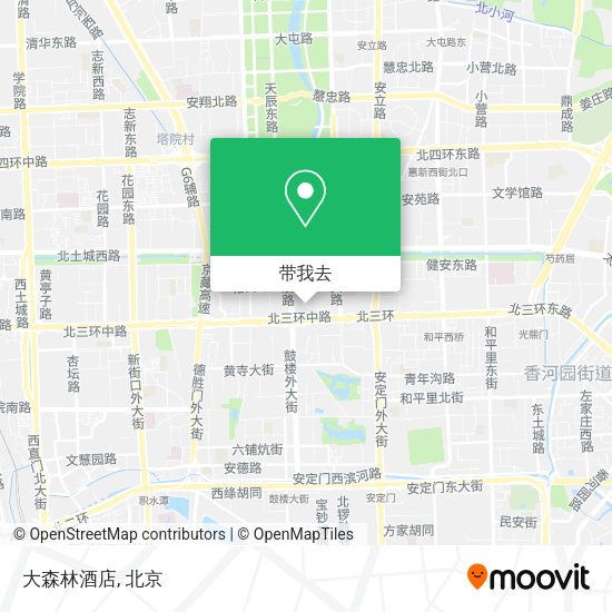 大森林酒店地图