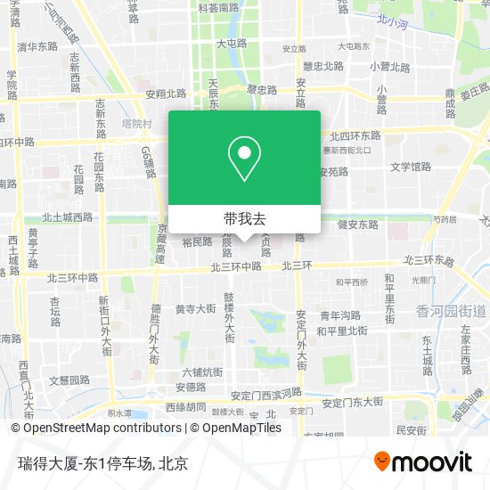 瑞得大厦-东1停车场地图