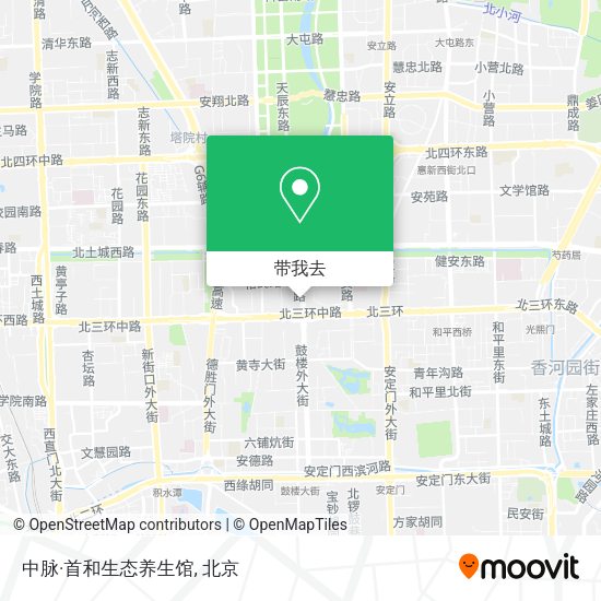 中脉·首和生态养生馆地图