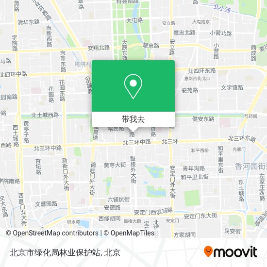 北京市绿化局林业保护站地图