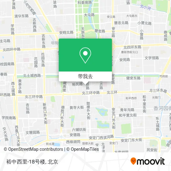 裕中西里-18号楼地图