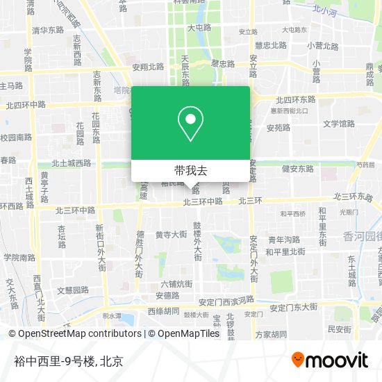 裕中西里-9号楼地图